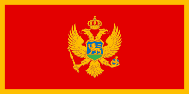 Montenegro Flagge