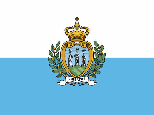 San Marino Flagge