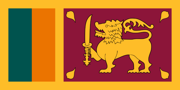 Sri Lanka Flagge