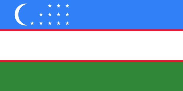 Usbekistan Flagge