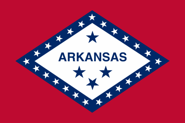 Arkansas Flagge
