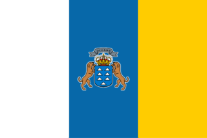 Flagge der Kanarischen Inseln