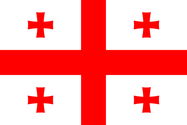 Georgien Flagge