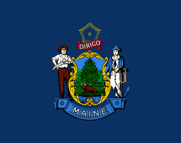 Maine USA Flagge