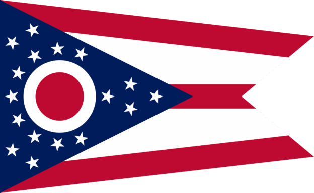 Ohio USA Flagge