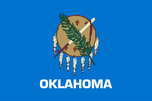Oklahoma USA Flagge