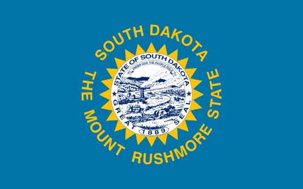 South Dakota USA Flagge