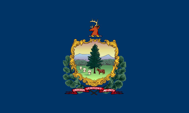 Vermont USA Flagge