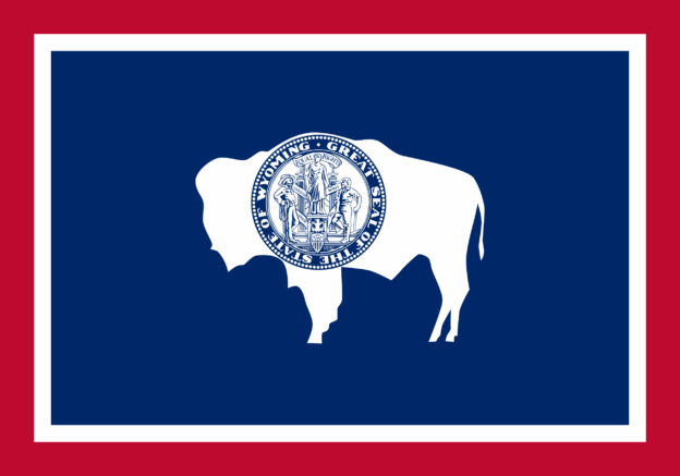 Wyoming USA Flagge