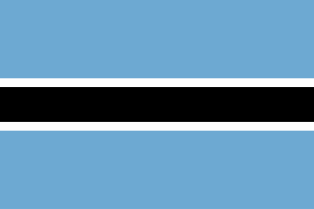 Botswana Flagge