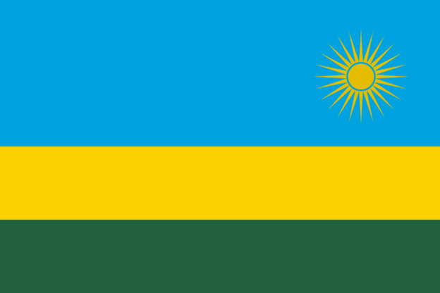 Ruanda Flagge