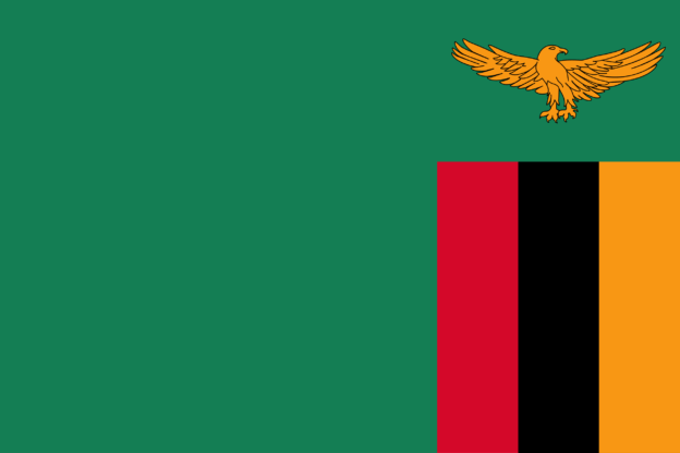 Sambia Flagge