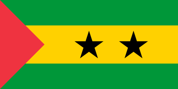 São Tomé und Príncipe Flagge