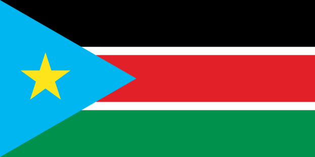 Südsudan Flagge