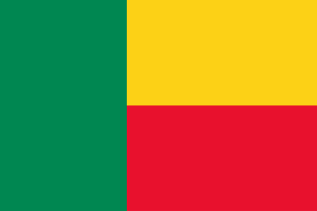 Benin Flagge