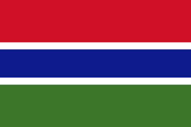 Gambia Flagge