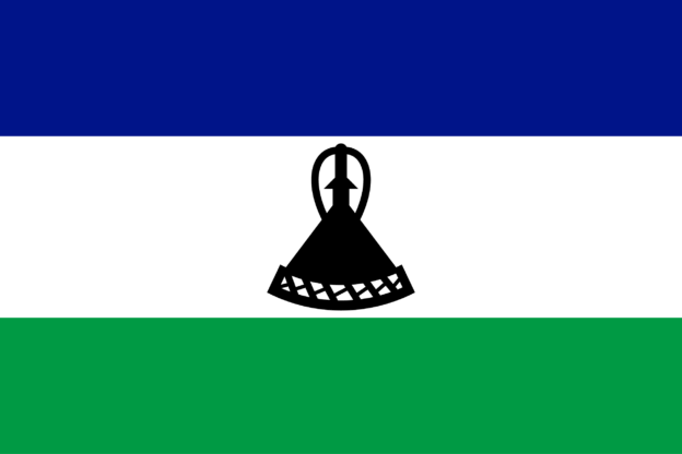 Lesotho Flagge