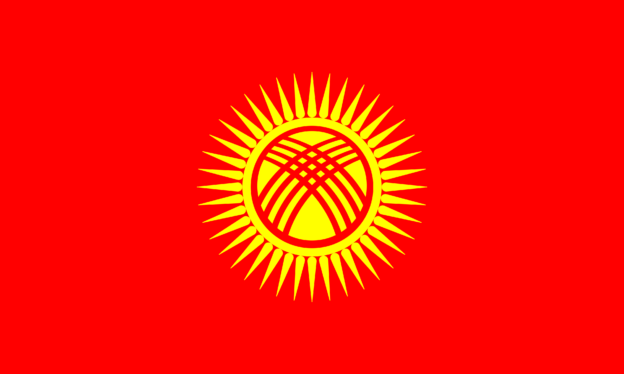 Flagge von Kirgisistan