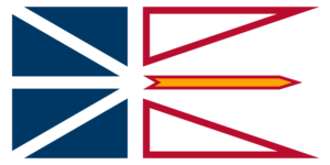 Flagge von Neufundland und Labrador, Kanada