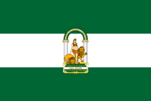 Flagge von Andalusien, Spanien