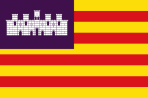 Flagge der Balearischen Inseln, Spanien