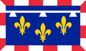 Flagge von Centre-Val de Loire, Frankreich