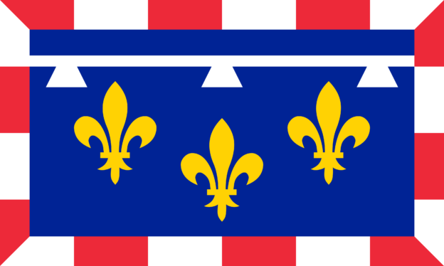 Flagge von Centre-Val de Loire, Frankreich