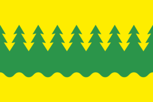 Flagge von Kainuu, Finnland