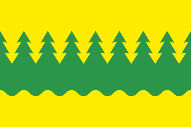 Flagge von Kainuu, Finnland