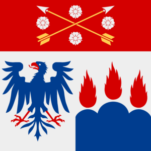 Flagge von Örebro län, Schweden