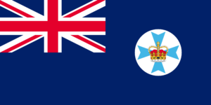 Flagge von Queensland, Australien