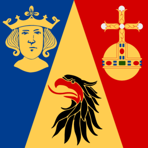 Flagge von Stockholms län, Schweden