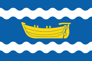 Flagge von Uusimaa, Finnland