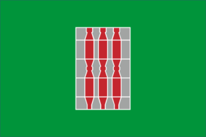 Flagge von Umbrien, Italien